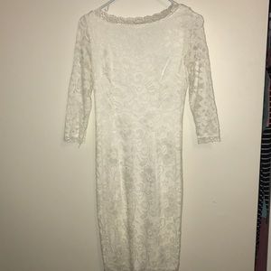 White lacy dress